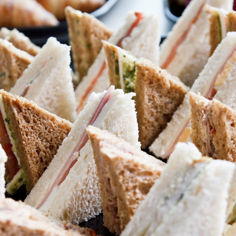 Cut,Platter,Of,Mixed,Sandwich,Triangles